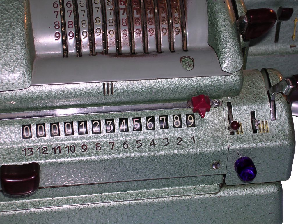 Pinwheel Counter Inventory Pinwheel arithmometers - MCbx